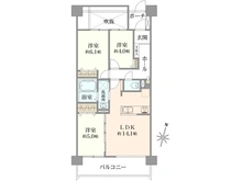 【埼玉県/川越市大字並木】レクセルガーデン南古谷 間取り図
