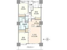 【埼玉県/川口市元郷】エルザタワー32 間取り図