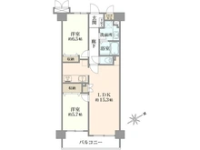 【埼玉県/ふじみ野市上福岡】ベルシャトウ上福岡 間取り図