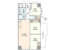 【埼玉県/春日部市中央】レジデンシャル春日部ウィステリア 間取り図