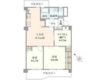 【埼玉県/川越市富士見町】キャッスルメジェール川越 間取り図