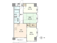 【東京都/練馬区谷原】キャニオンコープ石神井公園 間取り図