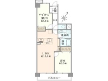 【埼玉県/さいたま市北区土呂町】ローヤルシティ大宮東 間取り図