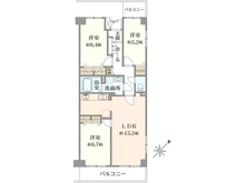 【埼玉県/狭山市新狭山】新狭山住宅 A棟 間取り図