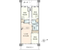 【埼玉県/川越市新宿町】コスモ川越グレイスフォルム 間取り図