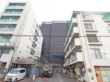 【埼玉県/ふじみ野市上福岡】コスモ上福岡プレステージ 外観：※大規模修繕工事中