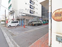 【埼玉県/ふじみ野市上福岡】コスモ上福岡プレステージ エントランス：※大規模修繕工事中