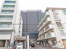 【埼玉県/ふじみ野市上福岡】コスモ上福岡プレステージ 外観：※大規模修繕工事中