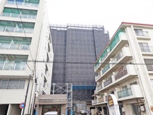 【埼玉県/ふじみ野市上福岡】コスモ上福岡プレステージ 外観：※大規模修繕工事中