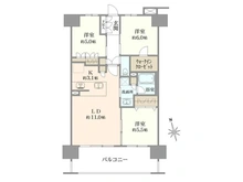 【埼玉県/さいたま市浦和区常盤】レーベン浦和常盤　THE　TOWER 間取り図