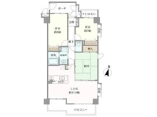【埼玉県/さいたま市浦和区瀬ヶ崎】ダイアパレス北浦和 間取り図