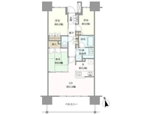 【千葉県/松戸市松戸】パークホームズ松戸シティフロント 間取り図