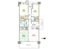 【千葉県/船橋市前原西】デュオヒルズ津田沼 間取り図