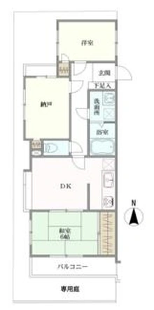 【東京都/板橋区中板橋】セザール中板橋 間取り図