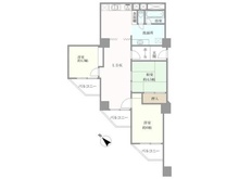 【東京都/渋谷区神宮前】原宿ビューパレー 間取り図