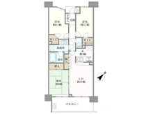 【東京都/調布市多摩川】レクセルガーデン調布 間取り図