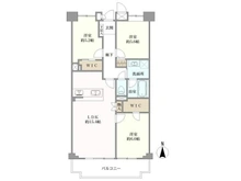 【東京都/大田区石川町】日商岩井大岡山第二マンシヨン 間取り図