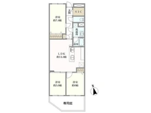 【神奈川県/横浜市港北区富士塚】レヂオンス菊名 間取り図