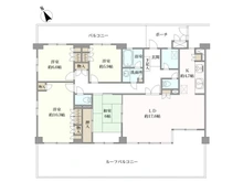 【神奈川県/横浜市港北区高田西】コスモ綱島ヴィルマージュ 間取り図