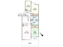 【神奈川県/横浜市港南区丸山台】メガロン丸山台第2 間取り図