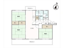 【神奈川県/横浜市港南区港南台】港南台ひばり 間取り図