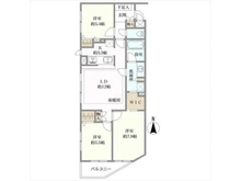 【神奈川県/横浜市青葉区市ケ尾町】ロワール市ケ尾 間取り図