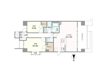 【東京都/国分寺市本町】サンヴェール国分寺エスタシオン 間取り図