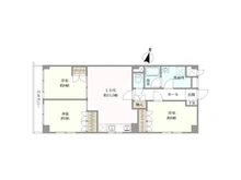 【東京都/世田谷区岡本】岡本サンハイツ 間取り図