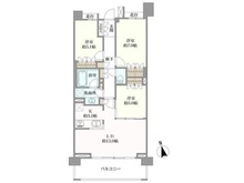 【東京都/世田谷区用賀】パークホームズ用賀ヴィアージュ 間取り図
