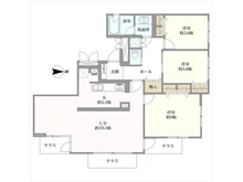 【東京都/中野区江原町】グランフォルム中野江原町 間取り図