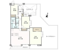 【東京都/世田谷区八幡山】八幡山パークハウス 間取り図