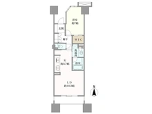 【東京都/品川区大崎】ウエストレジデンス大崎 間取り図