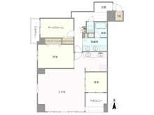 【東京都/中央区八丁堀】クイーンズパレス東京中央 間取り図