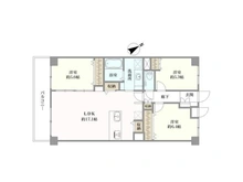 【東京都/狛江市岩戸北】メゾン喜多見 間取り図