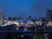 【東京都/文京区本郷】本郷パークハウス　ザ・プレミアフォート バルコニーからの眺望（夜景）
