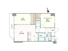 【埼玉県/川口市栄町】ライオンズマンション川口栄町 間取り図