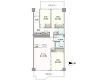 【神奈川県/川崎市高津区久本】パークシテイ溝口 間取り図