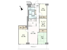 【東京都/武蔵野市中町】武蔵野中町スカイハイツ 間取り図