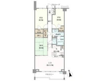 【東京都/三鷹市井口】シティハウス武蔵境南ウエストコート 間取り図