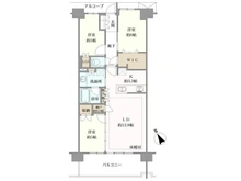 【東京都/武蔵野市中町】プラウドシティ武蔵野三鷹 間取り図