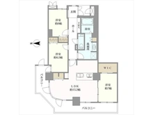 【大阪府/大阪市都島区都島北通】メゾンドール都島サンライトタワー 間取り図