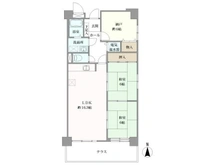 【大阪府/大阪市中央区玉造】サンシャトー上町台 間取り図