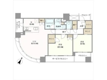 【大阪府/大阪市福島区福島】シエリアタワー中之島 間取り図