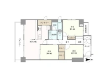 【大阪府/大阪市北区中津】グランドメゾン中津 間取り図