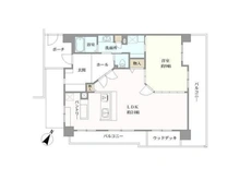 【大阪府/大阪市鶴見区浜】ユニ・アルス鶴見緑地公園プレジオ 間取り図