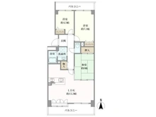 【大阪府/吹田市津雲台】パーク・ハイム千里津雲台 間取り図