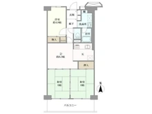 【大阪府/大阪市東淀川区下新庄】淡路パークハイツ2号館 間取り図