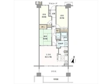 【兵庫県/西宮市下葭原町】夙川香櫨園コートハウスガーデンコート 間取り図