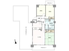 【千葉県/市川市市川南】シティコア・フドウ市川 間取り図