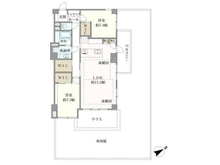 【東京都/港区三田】テラス三田 間取り図
